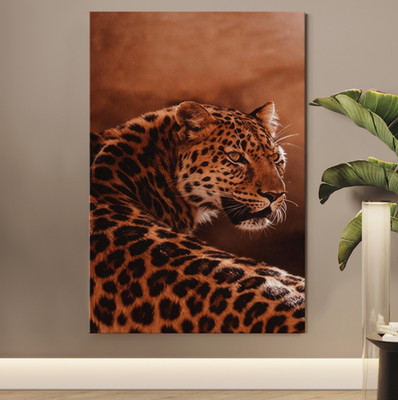 Leopard Tier Bild Kunst, Wandbild, Acrylglas, Leinwand oder Poster Dekoration
