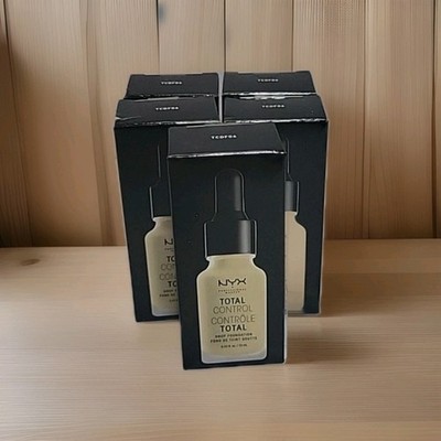 NYX Total Control Drop Foundation color TCDF06 Vanilla 0.43 oz New Lot Of 5