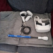 Occulus Meta Quest 2 64 GB With Controllers And Golf Club