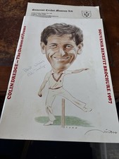 Colin Dredge Benefit Year Brochure 1987