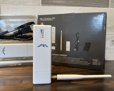 Ubiquiti PicoStation2 HP Outdoor WiFi Access Point   Never Used  No PoE Injector