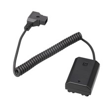 D-Tap to NP-FZ100 Dummy Battery Power Cable for V-mount for Sony A6600 A6700