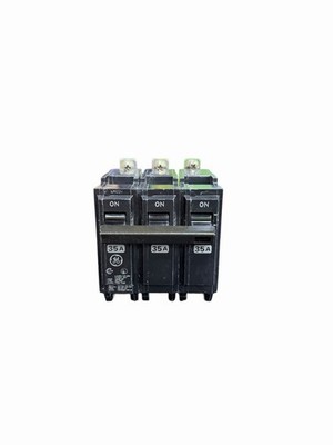 GE THQB32035 35A 3-Pole 240V Bolt-On Circuit Breaker Q-Line A-Series Panelboard