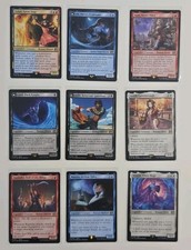 MTG Final Fantasy rare lotto 9 carte Cecil Dark Knight/Minwu quasi nuove mai giocate Z2