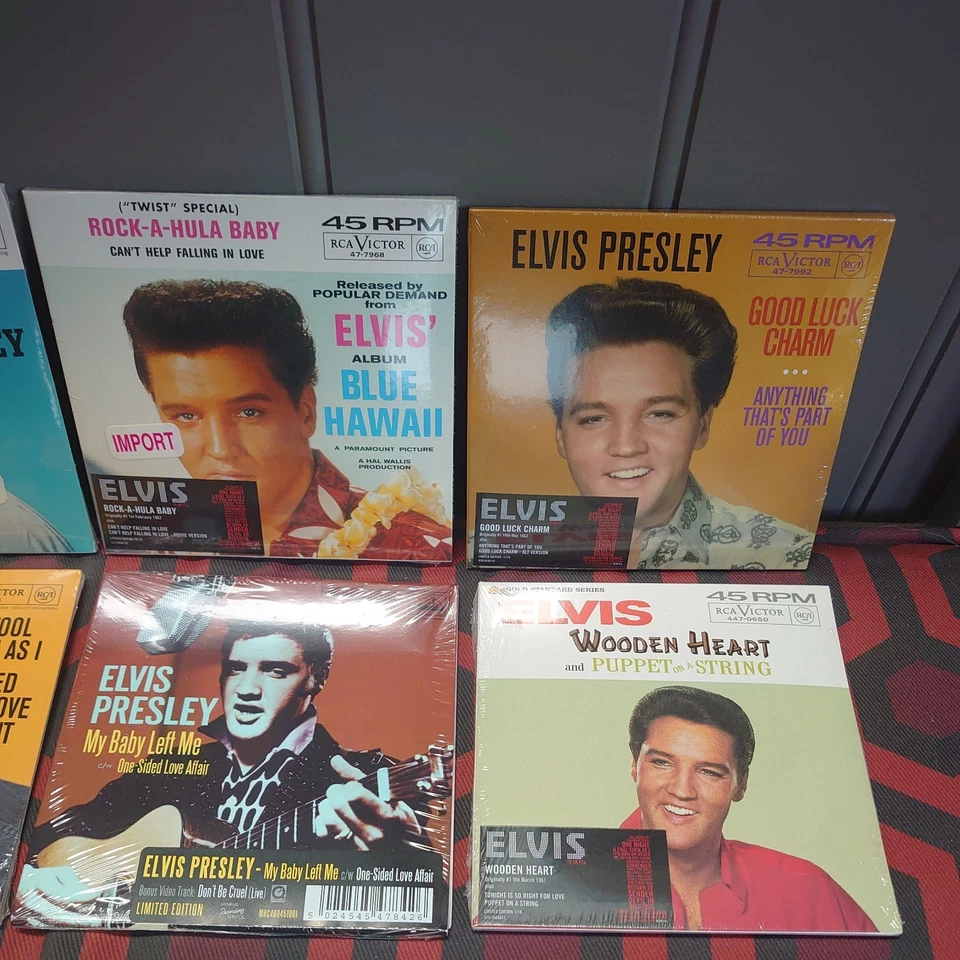 Elvis Presley CD Singles Job Lot x 10 New Sealed Excellent Condition Imports  — 第 3/4 张图片