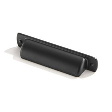 10 Pack 3 Inch Hole Center Matte Black Cabinet Cup Pulls Drawer Handles