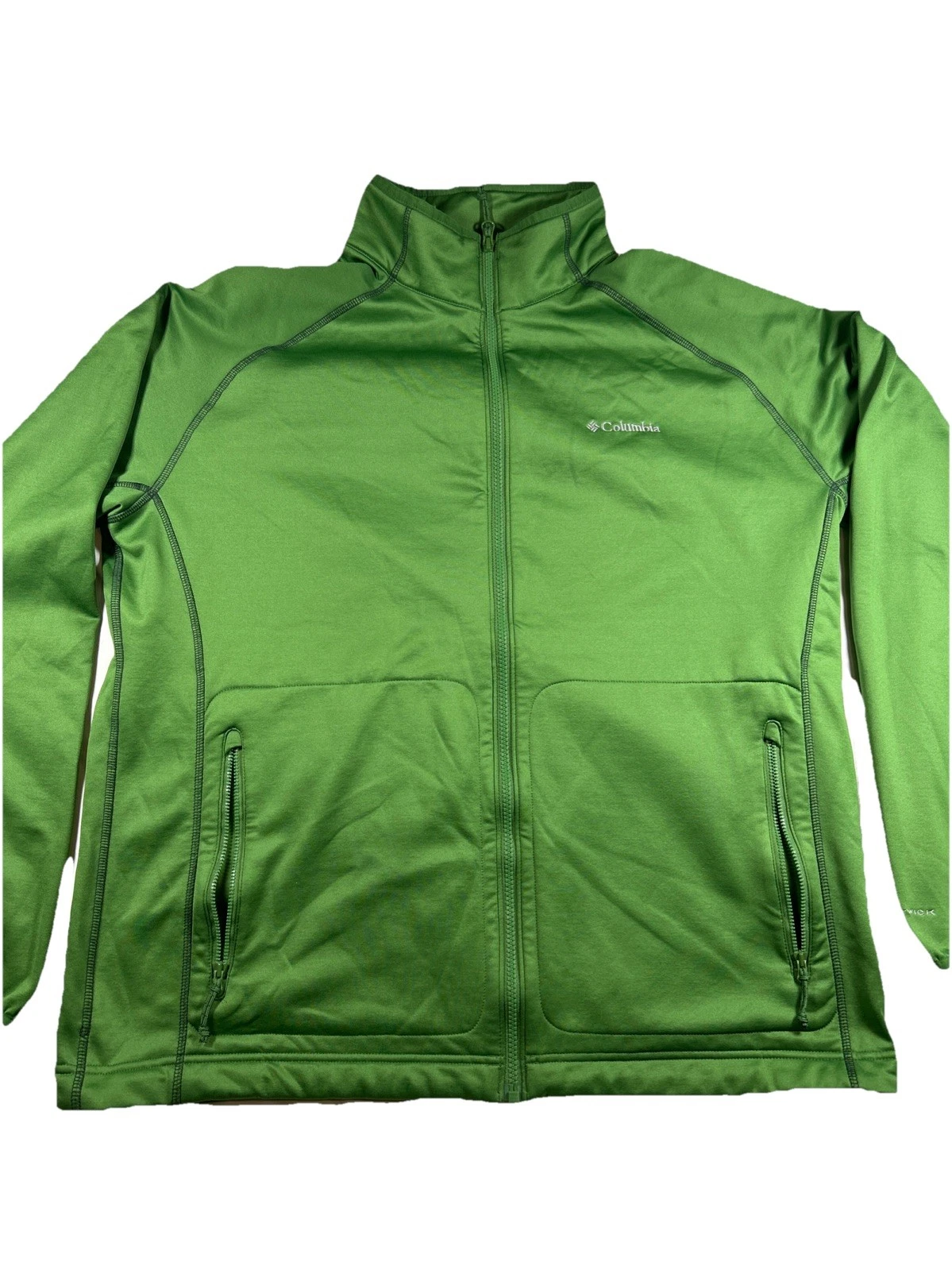Green Columbia Sportswear Omni Wick Zipper Jacket Size Extra Large