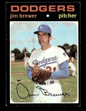 1971 Topps #549 Jim Brewer Dodgers EX *4c