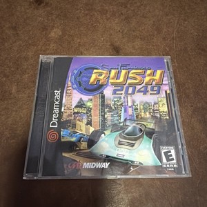 Jeux SEGA Dreamcast - Rush 2049 - Promo/Press White Label - RARE Jeux SEGA Dreamcast - Rush 2049 - Promo/Press White Label - RARE