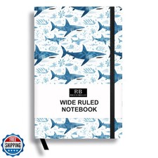 RICCO BELLO Wide Ruled Hardcover Diary Journal School Notebook for Kids, Twee