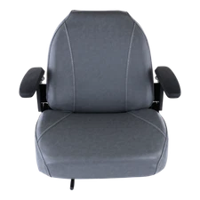 Universal Gray Zero Turn Mower Seat fits Bobcat w/Track Slide Waterproof 4172937