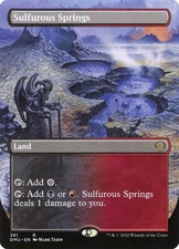 Sulfurous Springs | FOIL | MTG Dominaria United (Borderless) #381 | M/NM