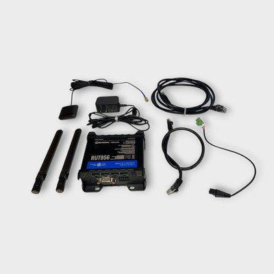 Teltonika RUT956, Industrial 4G LTE Cat 4 Cellular Router (Missing Parts)