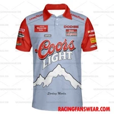 Sterling Marlin Nascar Racing 2002 Hawaiian Shirt- Polo Shirts