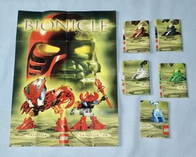 2002 Lego Bionicle BOHROK VA (8550-8555) - 100% Complete with Posters + Boxes
