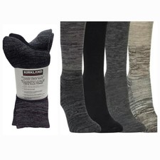 4 Pairs Kirkland Signature Women Ladies Extra Fine Merino Wool Blend Crew Socks