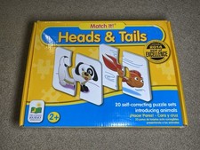 The Learning Journey Match It! Heads & Tails 2+ (2014 Rare Dog & Fish Art)