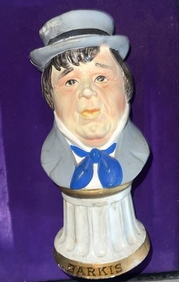 Charles Dickens ''Barkis'' head bust coin bank Japan Vintage Lego Collectible