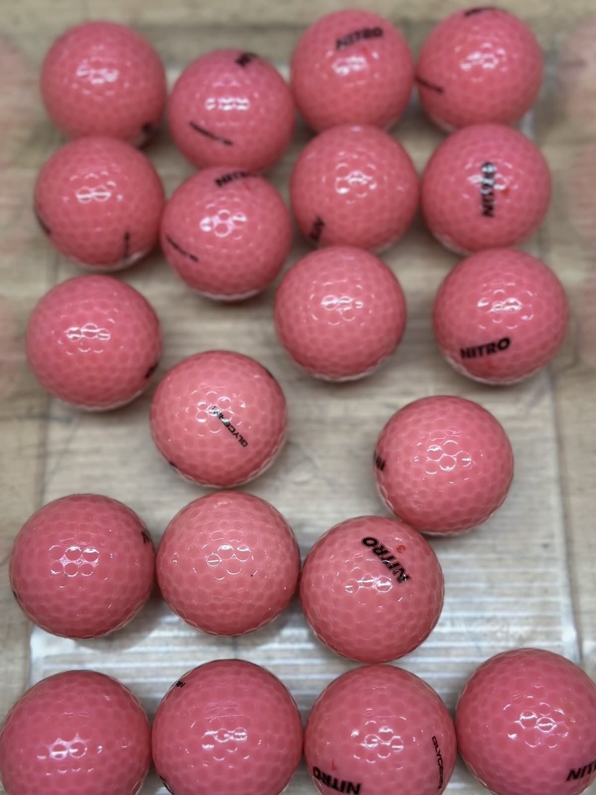 Balls 24 Ball Lot Pink Lady Golf Balls