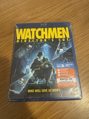 WATCHMEN DIRECTOR'S CUT - NEW SEALED BLURAY - 2009 Zack Snyder