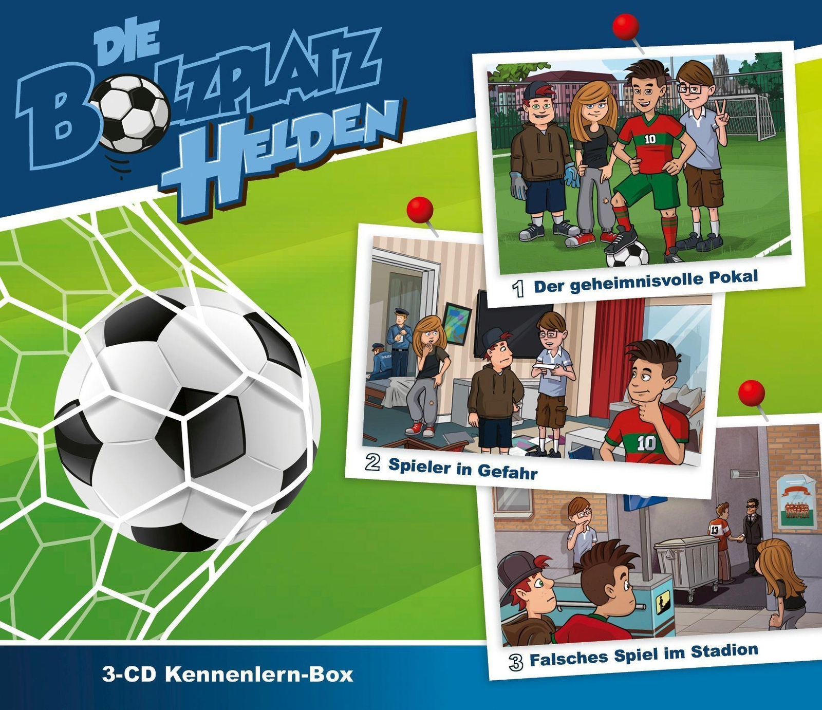 Cd-box 1: Die Bolzplatzhelden (folgen 1-3) Christian Mörken - Hörbuch