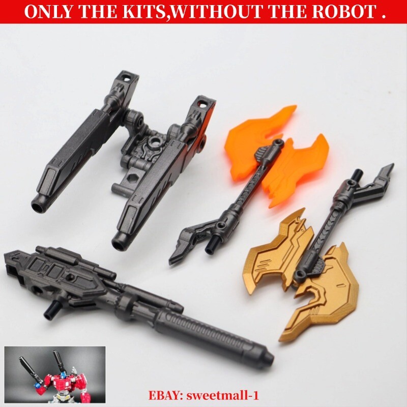 IN STOCK! Weapon Upgrade Kit Gun Back Cannon Axe For Legacy United