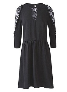 simply be black lace dress