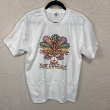 New Orleans Birthplace Of Jazz T Shirt Adult Large Short Sleeve Cotton NWOT