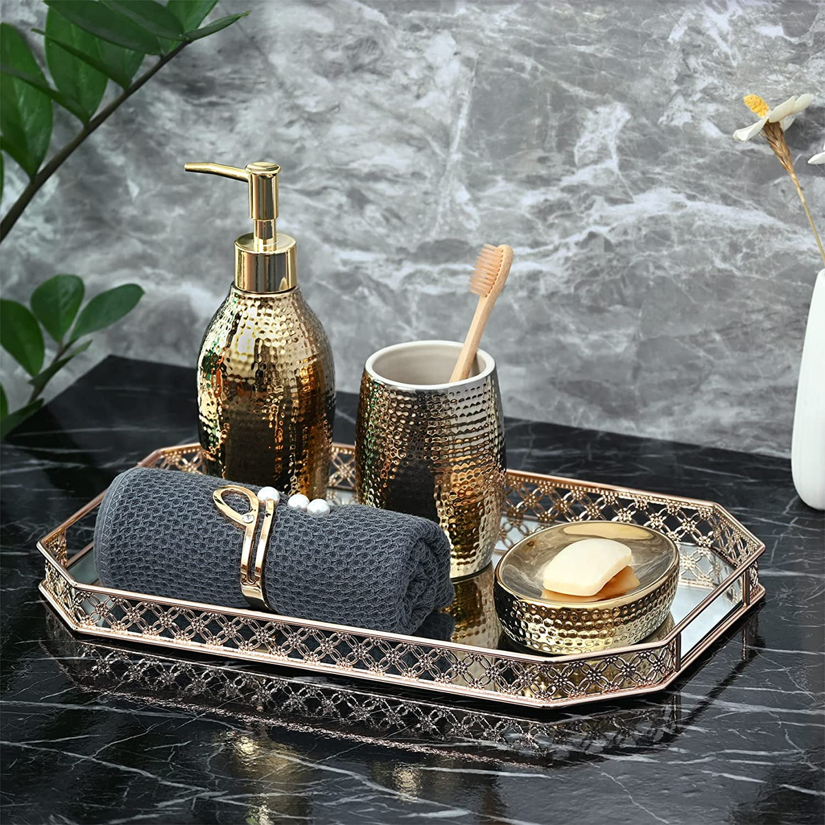 Gold Mirror Tray, Gold Vanity Tray, Perfume Tray for Dresser | eBay Gold Mirror Tray, Gold Vanity Tray, Perfume Tray for Dresser | eBay