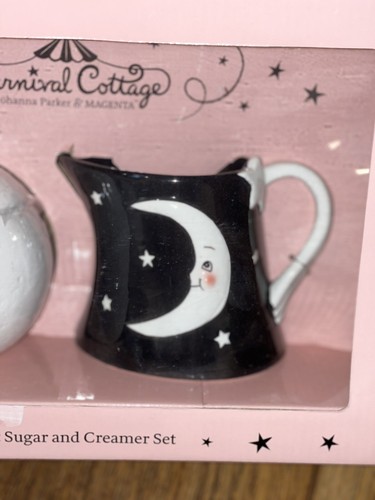 Johanna parker carnival cottage Luna cream and sugar set. HTF! Rare! NO BOX! - Picture 4 of 6