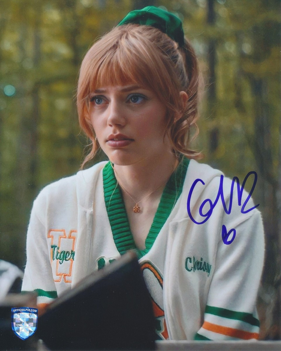 stranger things4 クリッシー　グレースヴァンディーン　直筆サイン GRACE VAN DIEN Signed STRANGER THINGS Chrissy 8x10 Autograph