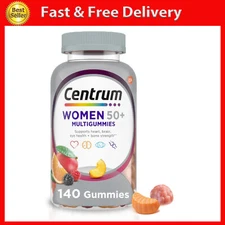 Centrum Multigummies Womens 50 plus Gummy Multivitamin with Vitamin B, D & E, As