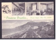 Final postcard Ligure pension Brasilia views GB553
