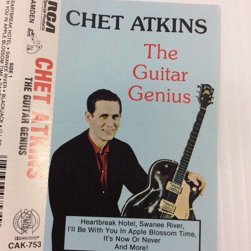 Chet Atkins The Guitar Genius Music Cassette Tape - Picture 9 of 12