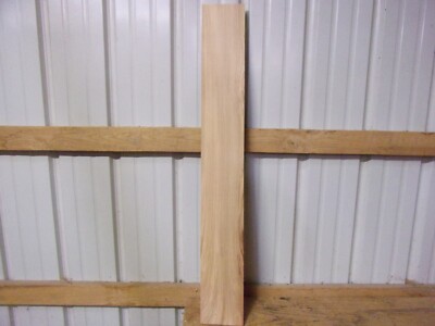 1 PC HICKORY LUMBER WOOD KILN DRIED BOARD 41 5/8''X 5 1/2''X 3/4''  LOT 3F  CLEAR