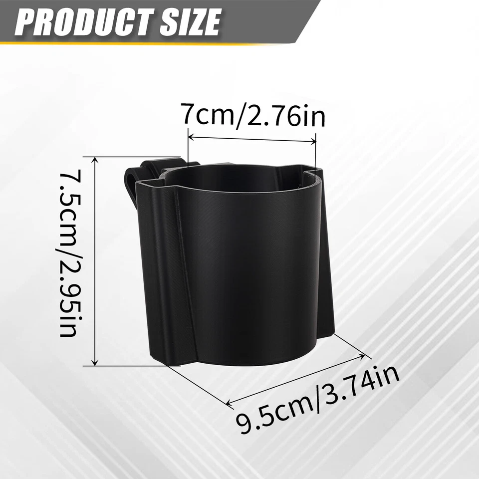 Cup Holder For Fiat Ducato Peugeot Boxer Citroen Relay Van Door Mounted - Image 3 of 4