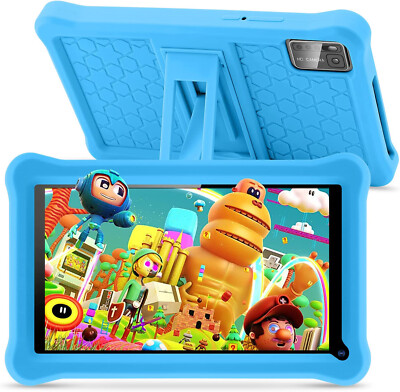 Kinder Tablet PC 7 Zoll Android 3GB RAM 32GB Speicher Gratis Hülle WLAN Dual Kamera