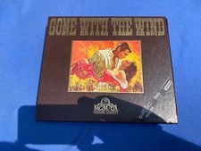 Gone With the Wind Betamax BETA Big 2 Tape Box Set w/ Vintage News Article