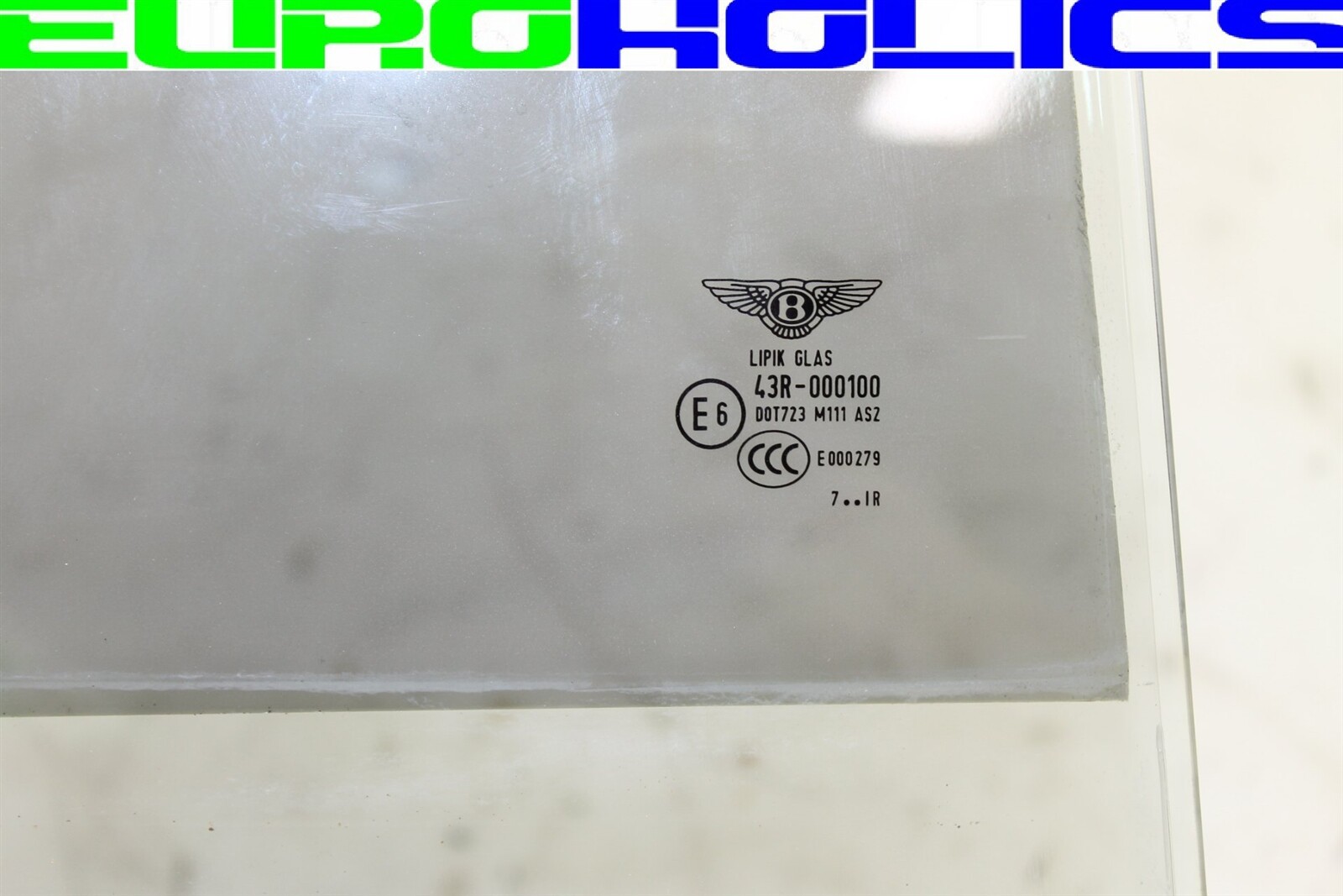 OEM Bentley Continental Flying Spur 06-12 Right Rear Door Quarter Window Glass 