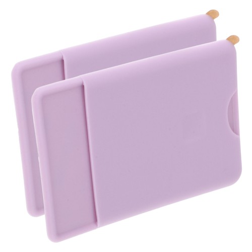 2 Pcs Mobile Phone Card Clip Pocket Holder Back Pouch Adhesive Sleeve - 第 4/12 張圖片