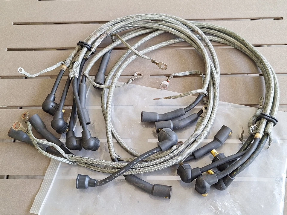 AC Delco Packard 66 67-74 C2 C3 Corvette Big Block Shielded Spark Plug Wires 427 - Image 2 of 4