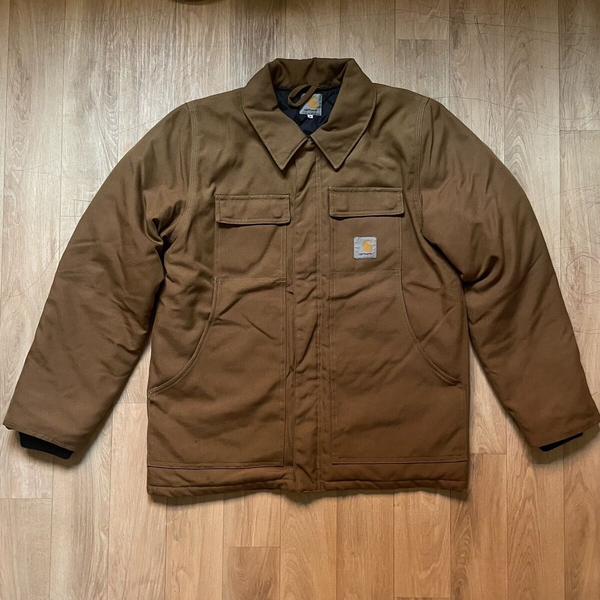 VINTAGE Carhartt winter jacket denim overcoat Chore arctic VINTAGE Carhartt winter jacket denim overcoat Chore arctic