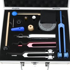 4x Solfeggio Tuning Fork Set Unweighted Chakra Music Tuning Fork with Gift Box
