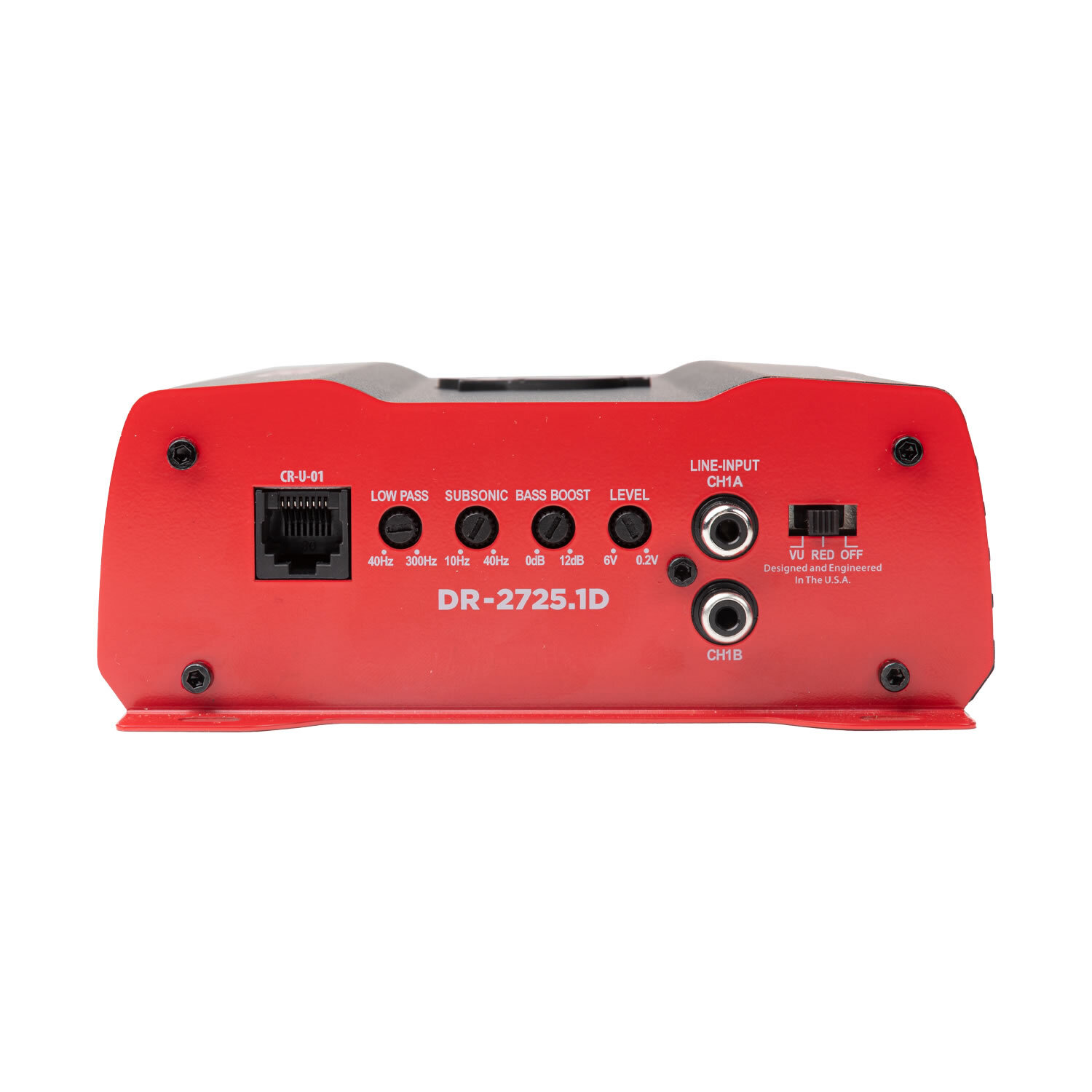 Моноусилитель Crunch DR-27251D мощностью 2725 Вт 2 Ом Автомобильный стереоусилитель класса D