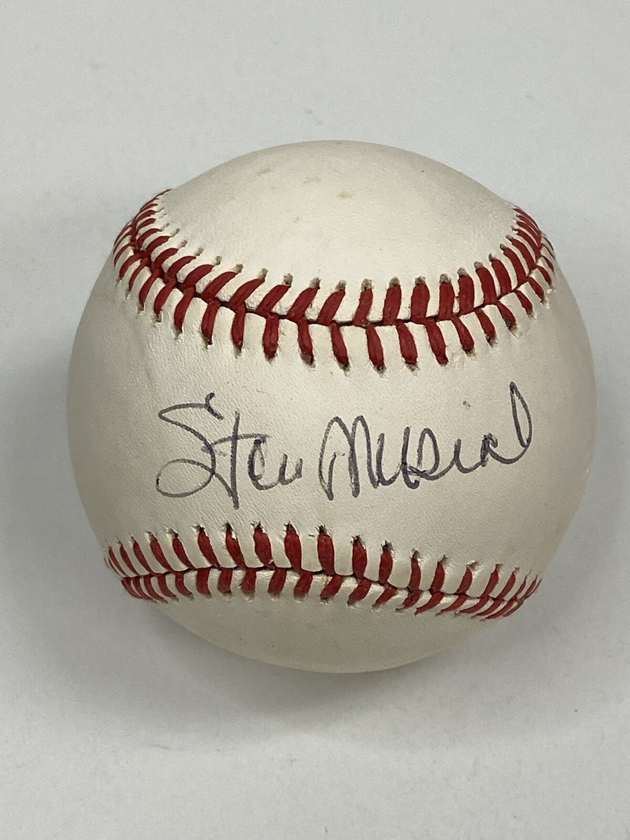 STAN MUSIAL signed auto Official National League ONL Baseball HOF