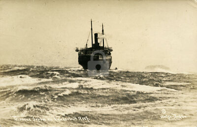 SS Princess Sophia Vanderbilt Reef 1918 1 RPPC Photo Postcard COPY