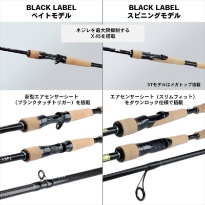 Daiwa 20 BLACKLABEL BLX SG 641L Plus FS Bass Spinning rod From