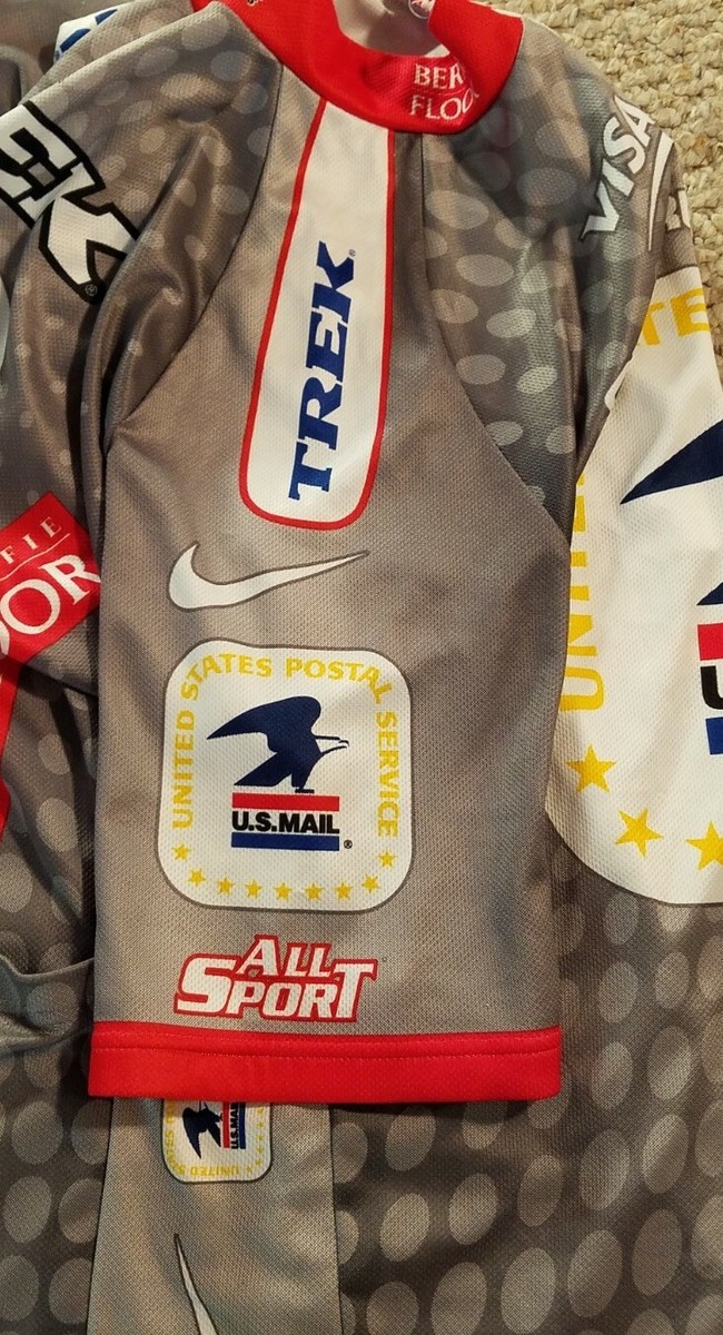 United States Postal Service Cycling Jersey Nike m/i Italy