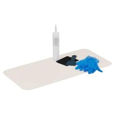 Bathtub Floor Repair Inlay Kit, Bone Anti-Slip Texture (16 in. W x 40 in. L)