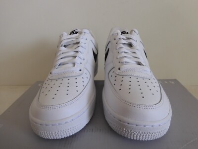 NIKE AIR FORCE 1 07 LV8 WHITE-BLACK SZ 8 [CZ7377-100] | eBay